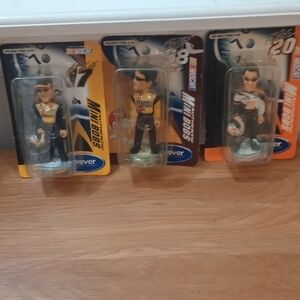 Forever Collectibles NASCAR Driver Figurine Set Of 3